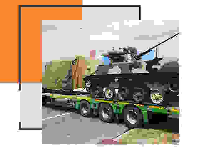 Перевозка военной техники в Верхней Пышме
